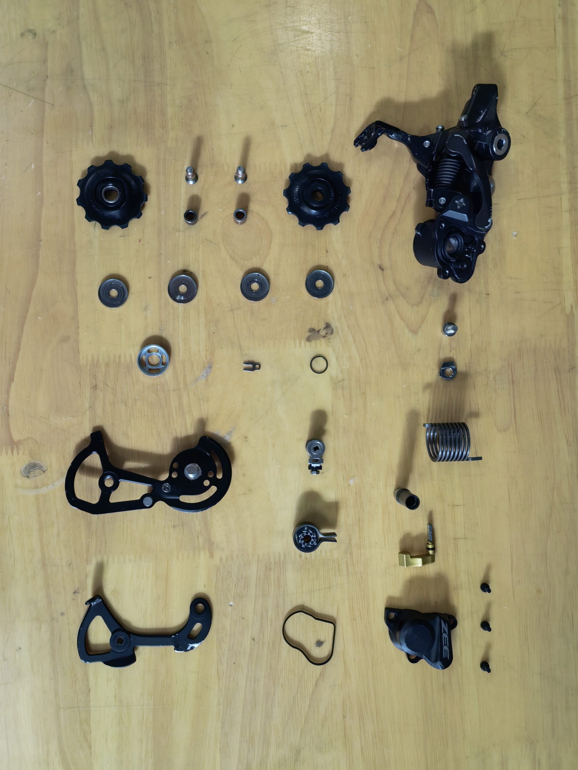Shimano ZEE 后拨链器完整拆解保养实录